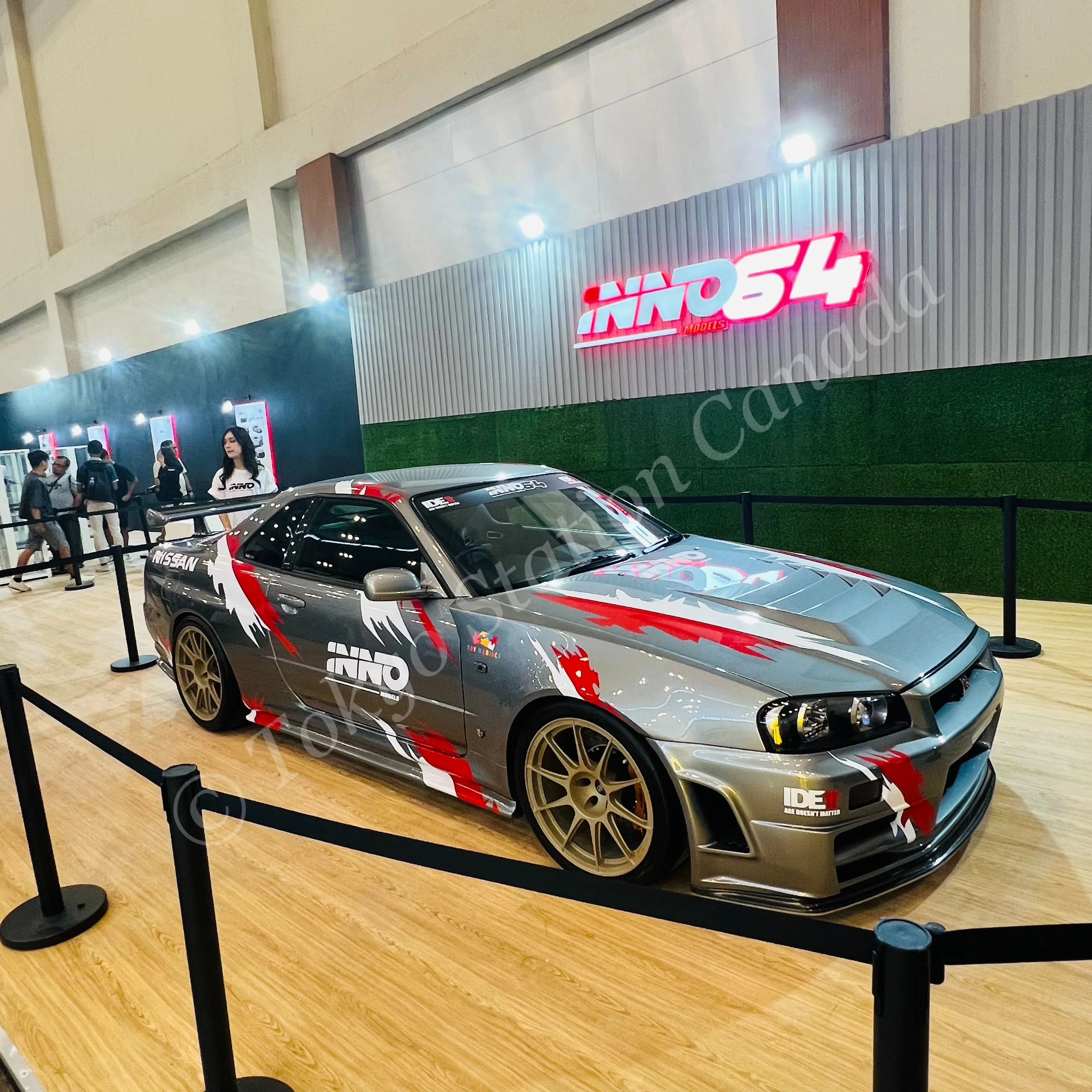 INNO64 1/64 NISSAN SKYLINE GT-R (R34) Z-Tune Indonesia Diecast Expo 2024 Exclusive Edition - Image 3