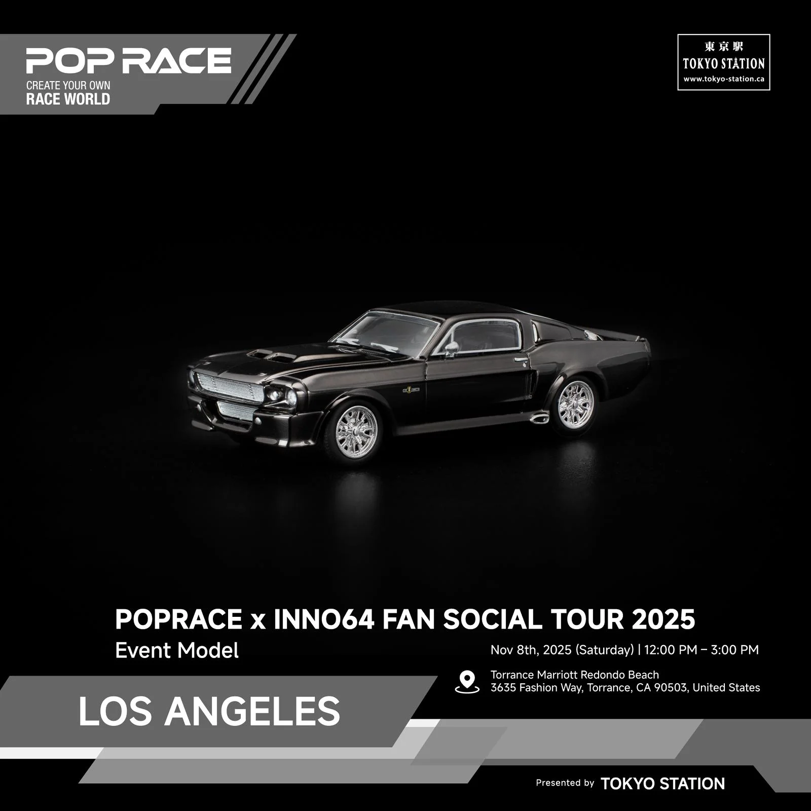 LOS ANGELES - POPRACE x INNO64 EVENT TICKET + POPRACE and INNO Event Car (Nov 8th, 2025) - Image 3