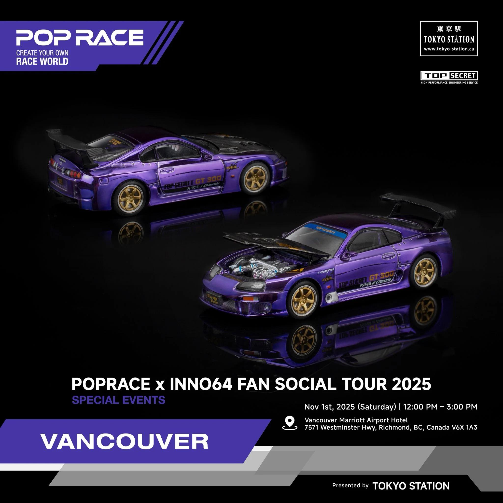 VANCOUVER - POPRACE x INNO64 EVENT TICKET + POPRACE and INNO Event Car (Nov 1st, 2025) - Image 4